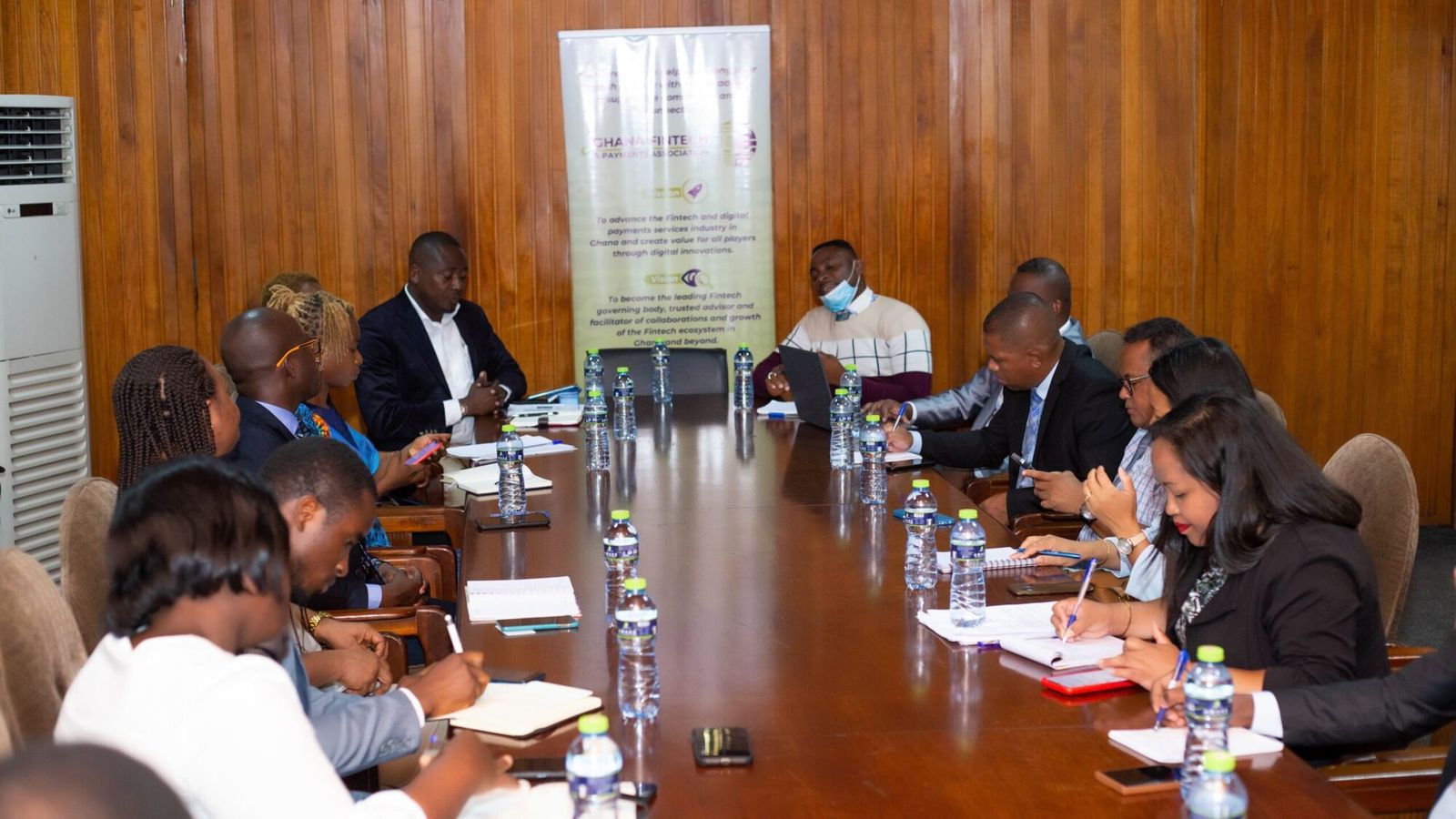 Delegates gathered at a GFPA study-tour session