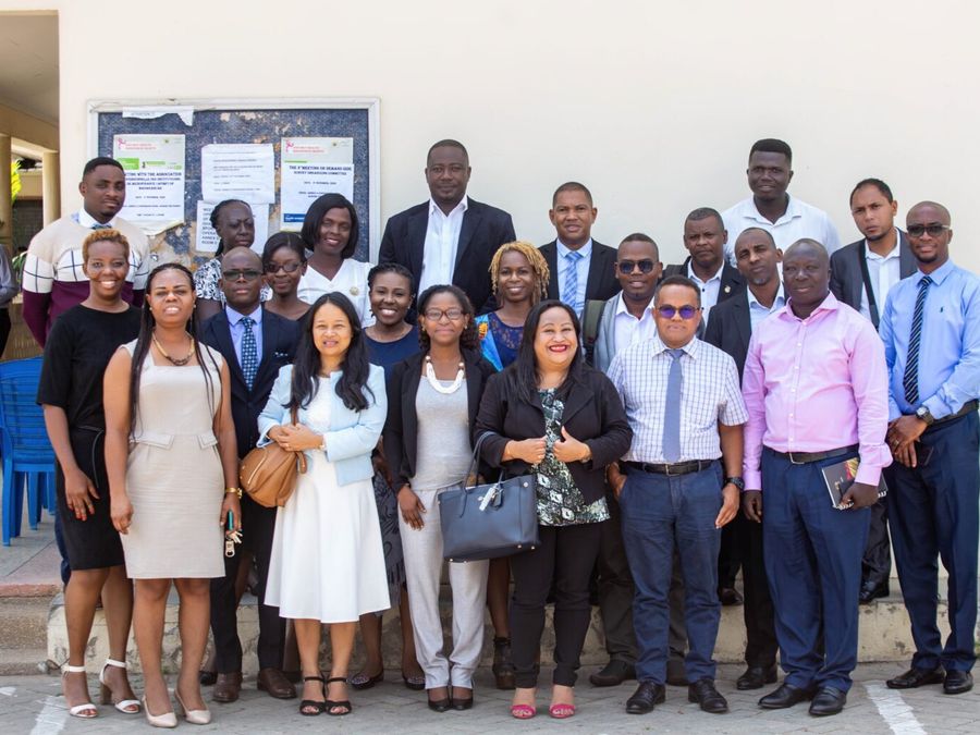 A visiting delegation hosted by GFPA in Ghana