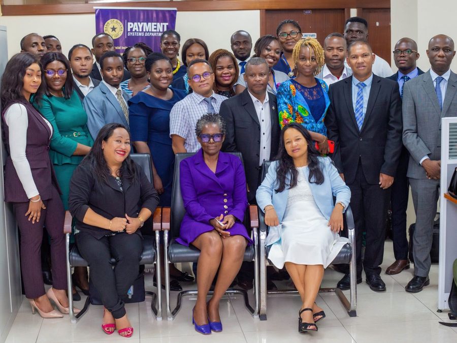 The Madagascan delegation with GFPA and the Bank of Ghana Payment Systems Department