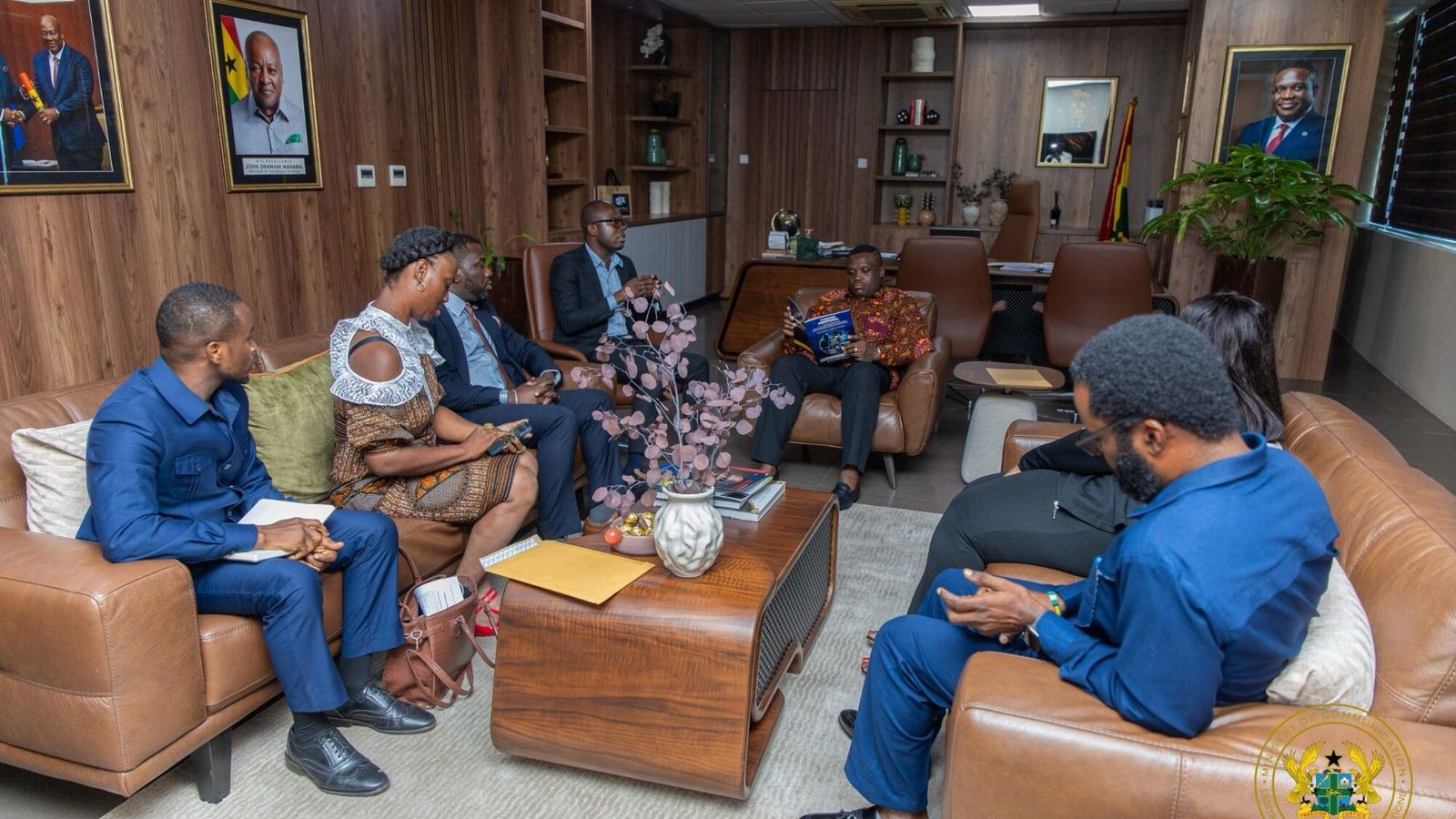 GFPA in session with officials at the Ministry of Finance, Accra