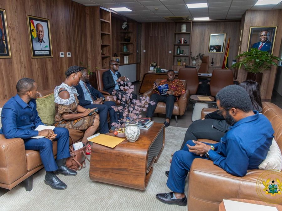 GFPA in session with officials at the Ministry of Finance, Accra